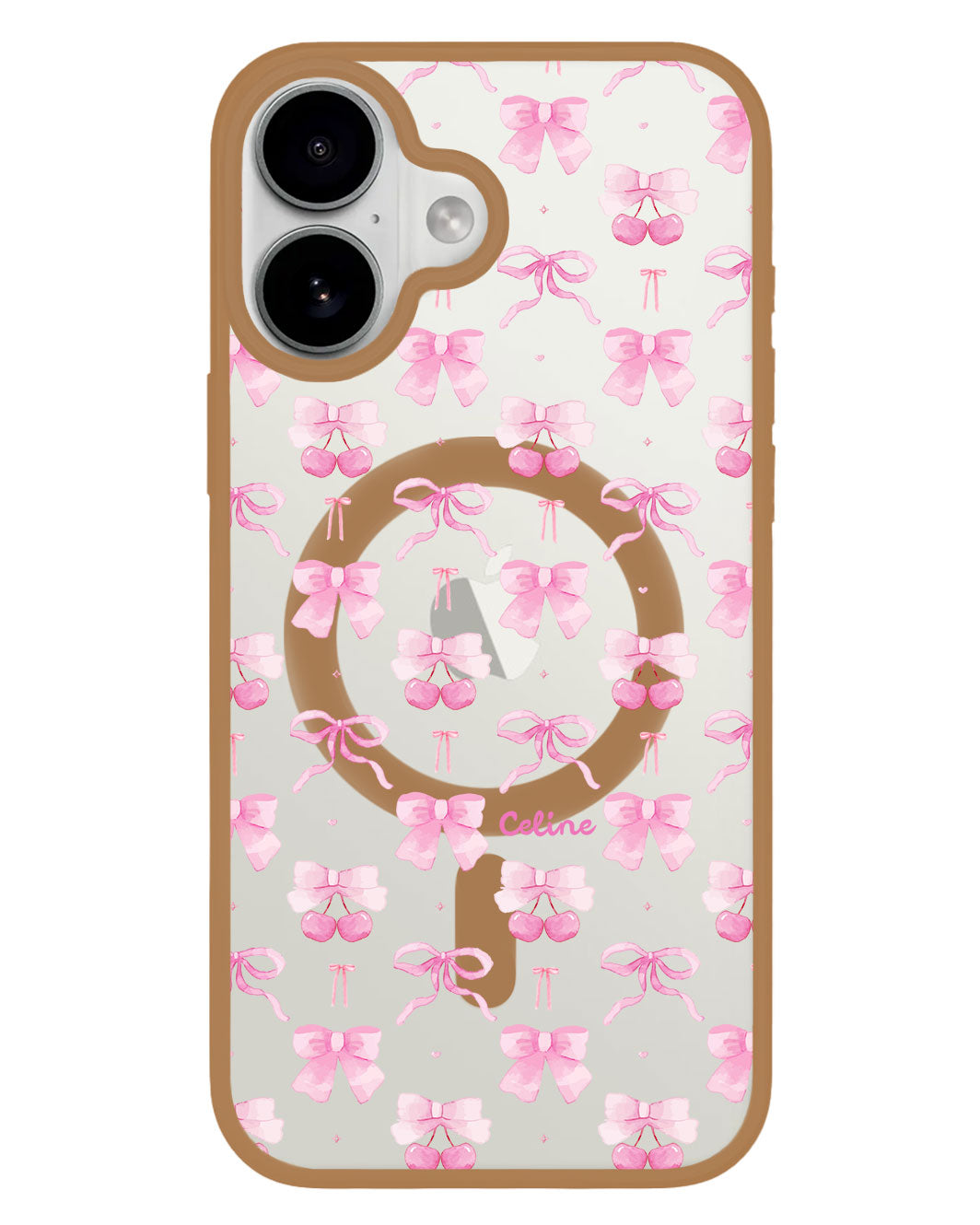 iPhone Premium Impact Case - Coquette Berry Pin