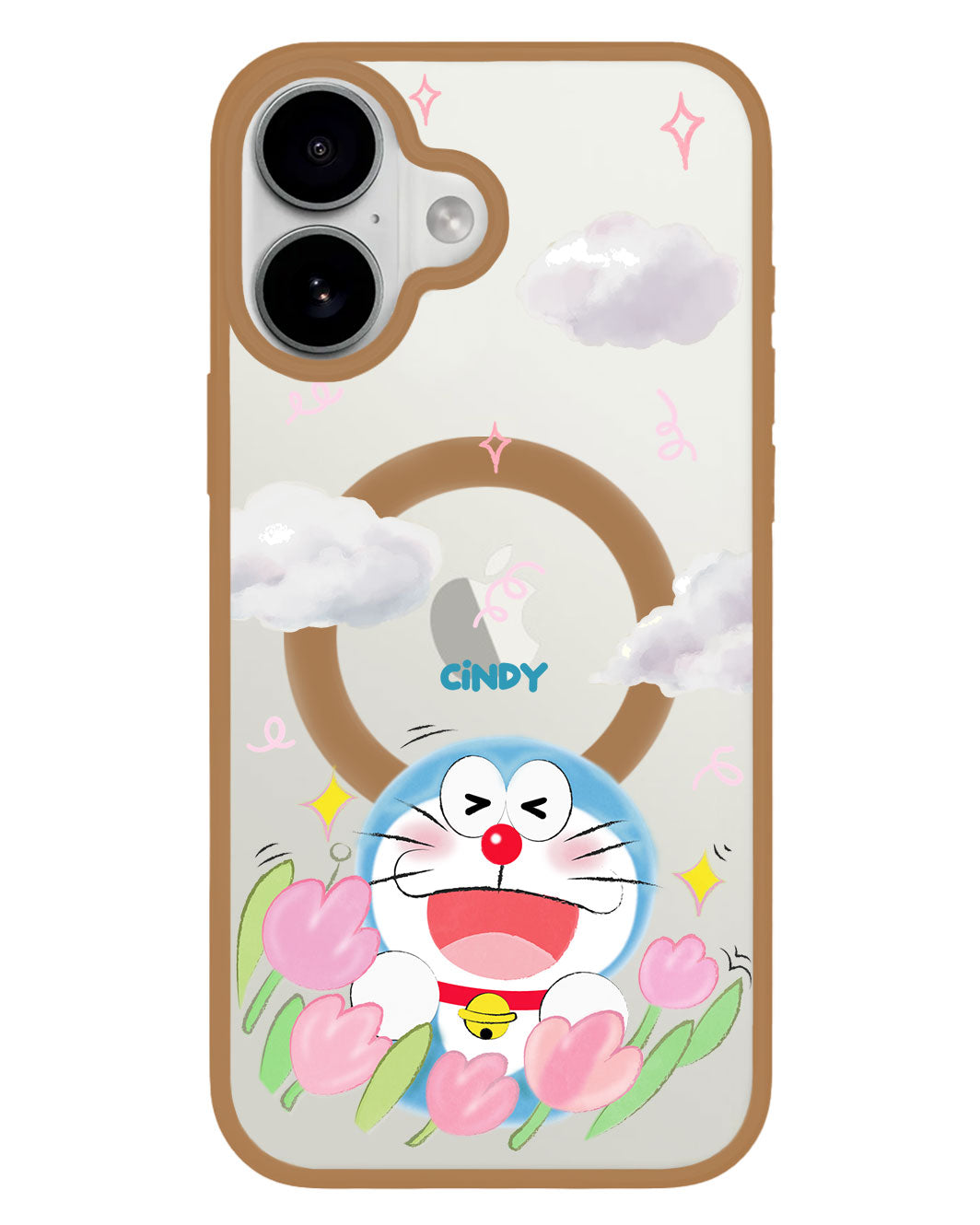 iPhone Premium Impact Case - Doraemon Flower