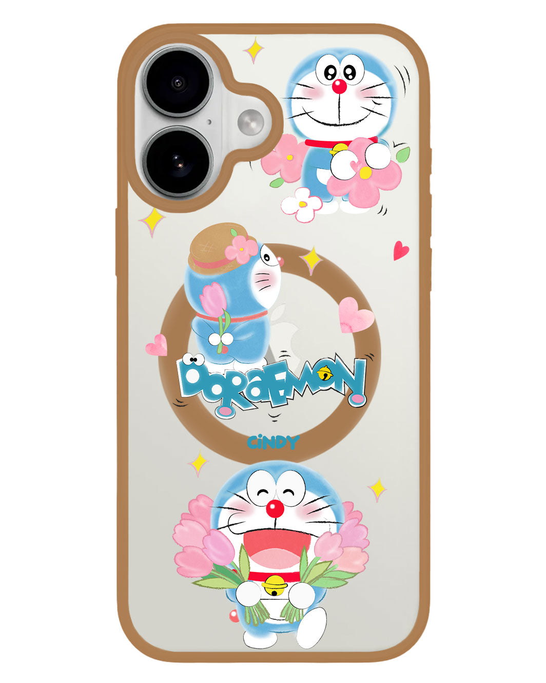 iPhone Premium Impact Case - Doraemon Fall in Love