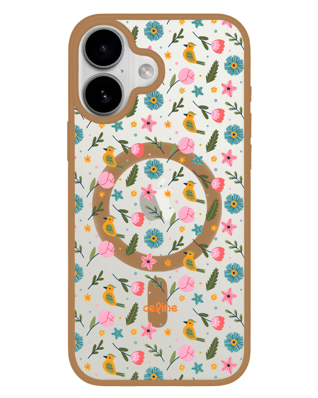 iPhone Premium Impact Case - Flower Bird