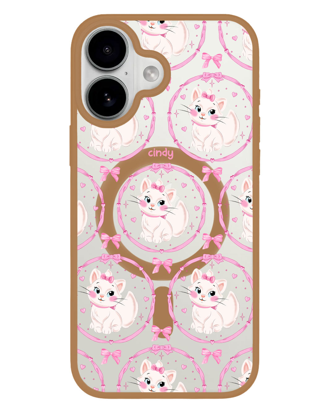 iPhone Premium Impact Case - Marie the Cat Pattern