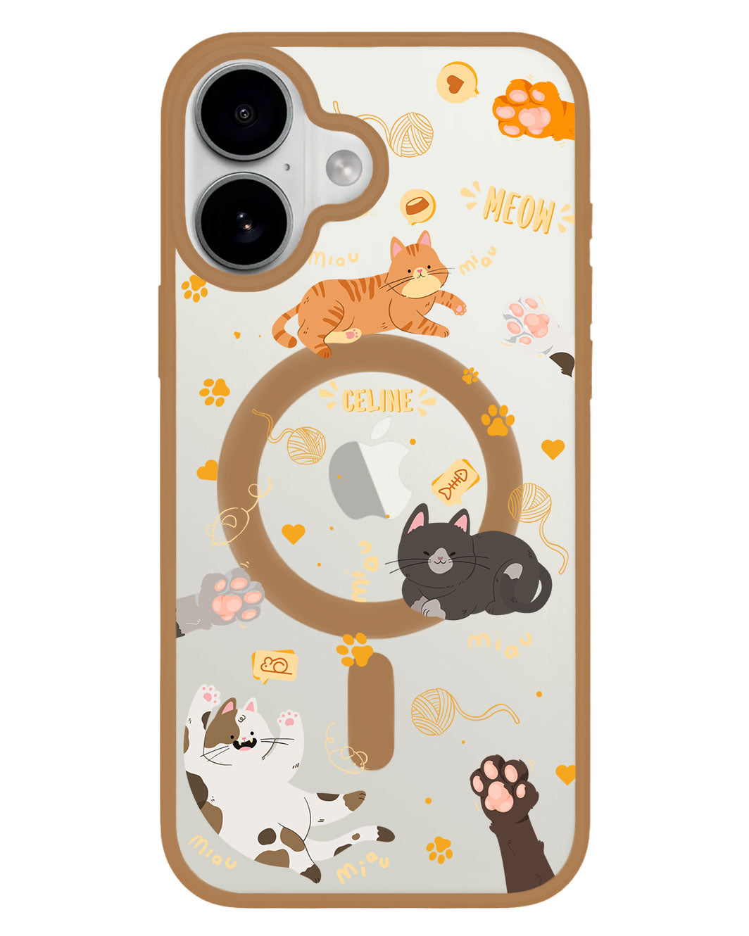 iPhone Premium Impact Case - Miau Kitty