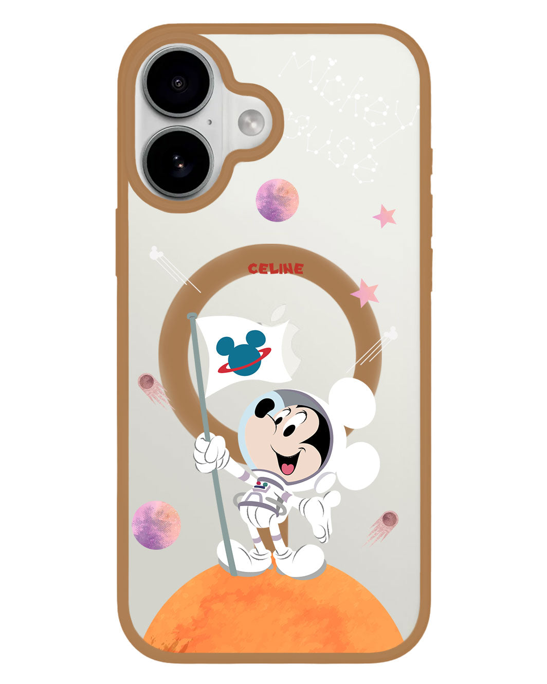 iPhone Premium Impact Case - Mickey Mouse Space