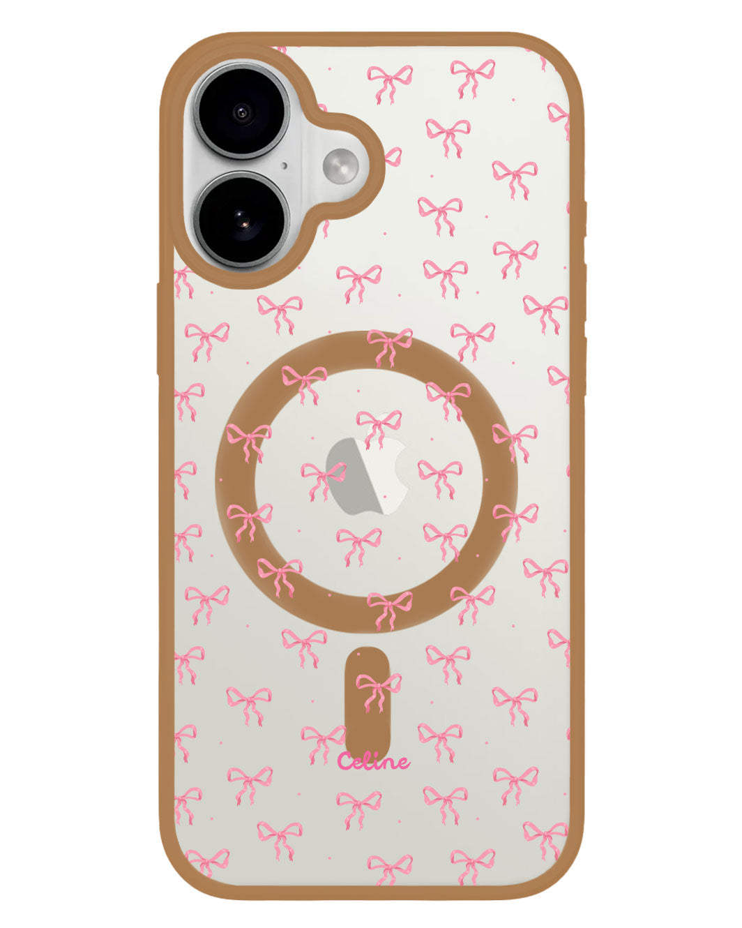 iPhone Premium Impact Case - Coquette Pink Ribbon