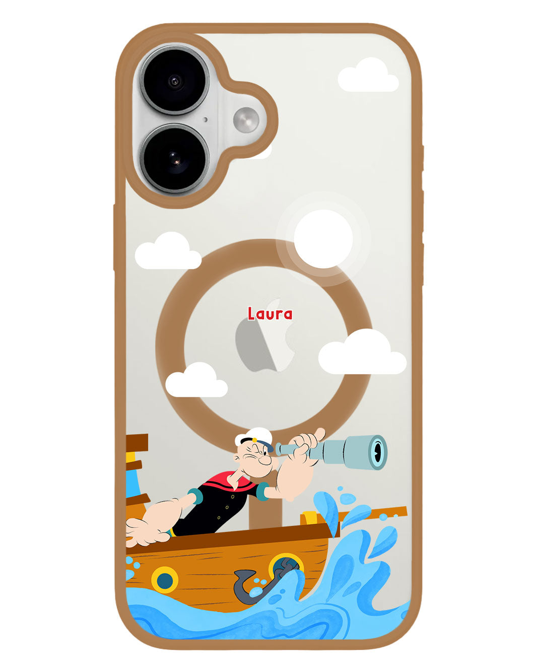 iPhone Premium Impact Case - Popeye in the Sea