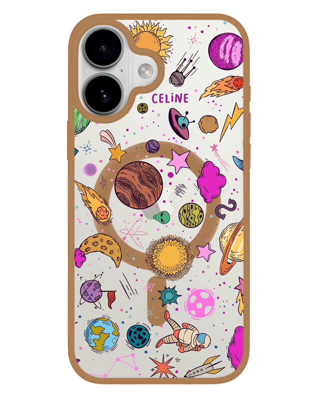 iPhone Premium Impact Case - Retro Space