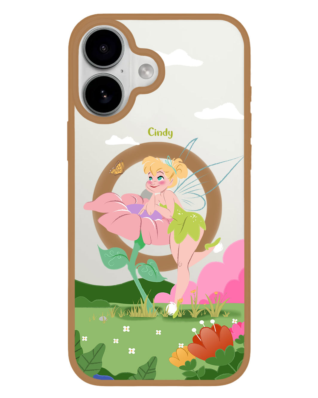 iPhone Premium Impact Case - Tinkerbell Flower