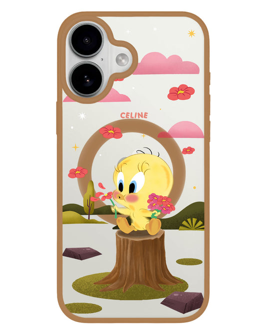 iPhone Premium Impact Case - Tweety Flower