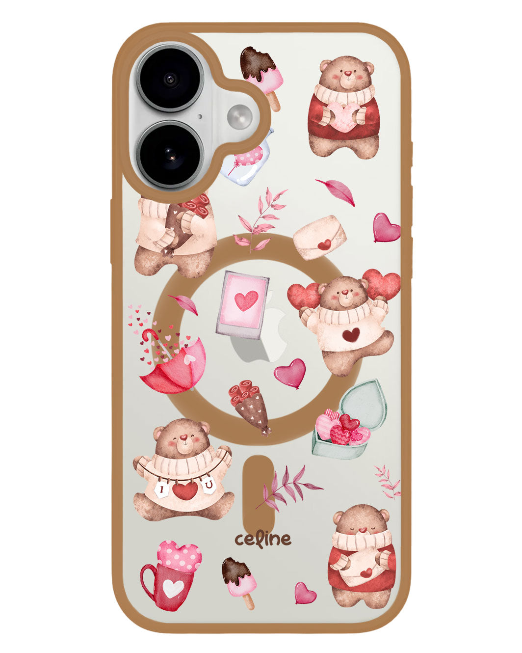 iPhone Premium Impact Case - Valentine with my Bear