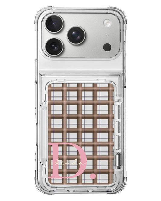 iPhone Crystal Wallet Standing Case - Autumn Scholar