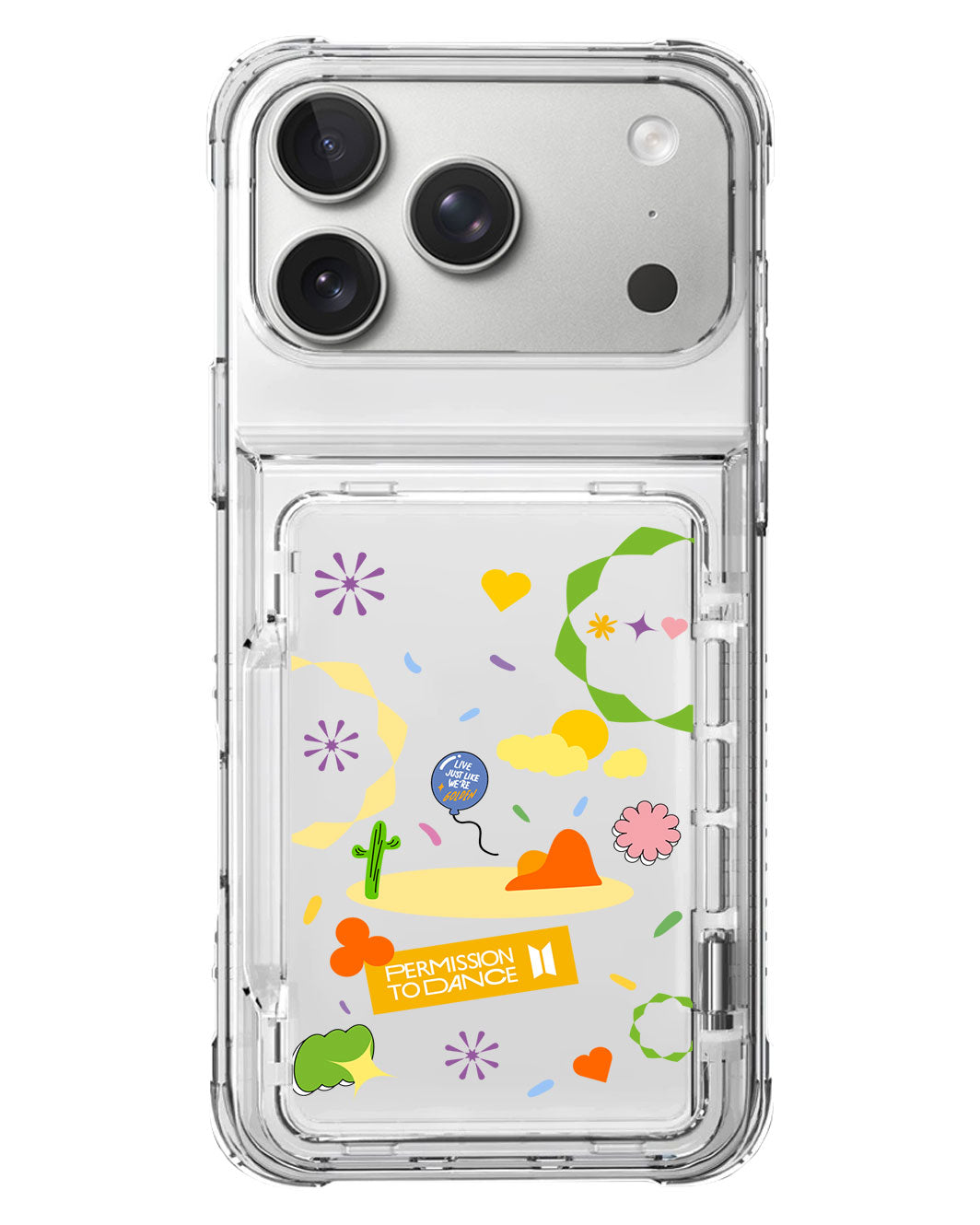 iPhone Crystal Wallet Standing Case - BTS 1