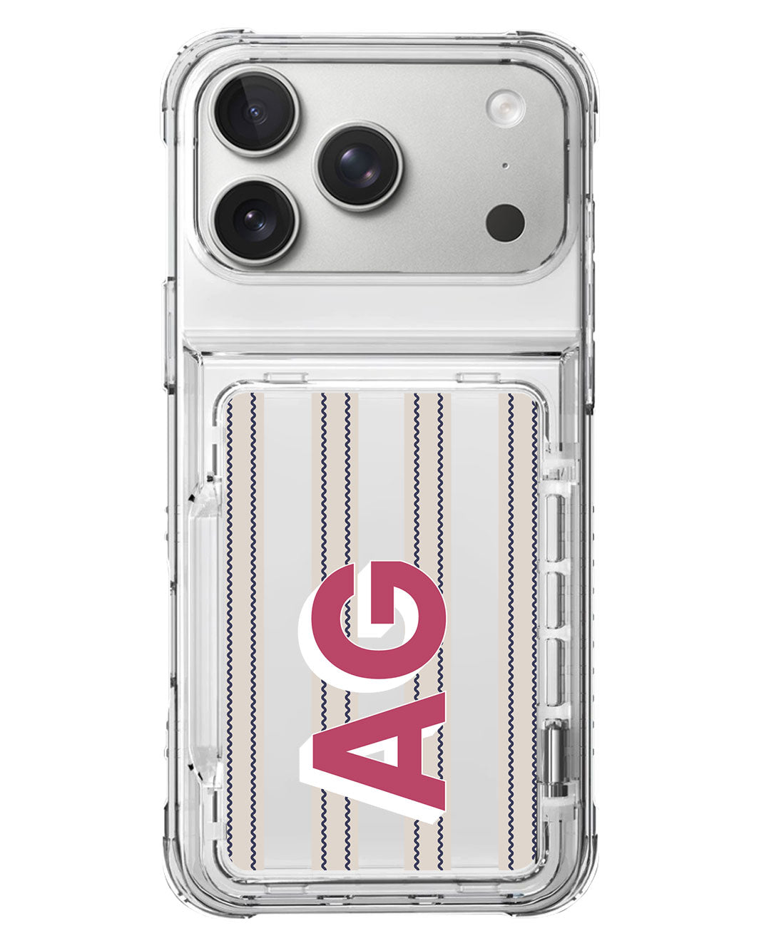 iPhone Crystal Wallet Standing Case - Coastal Classic A