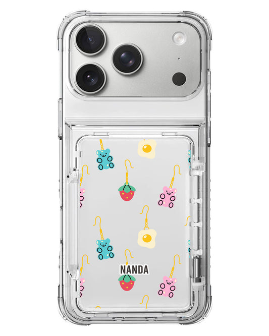 iPhone Crystal Wallet Standing Case - Cute Trinkets