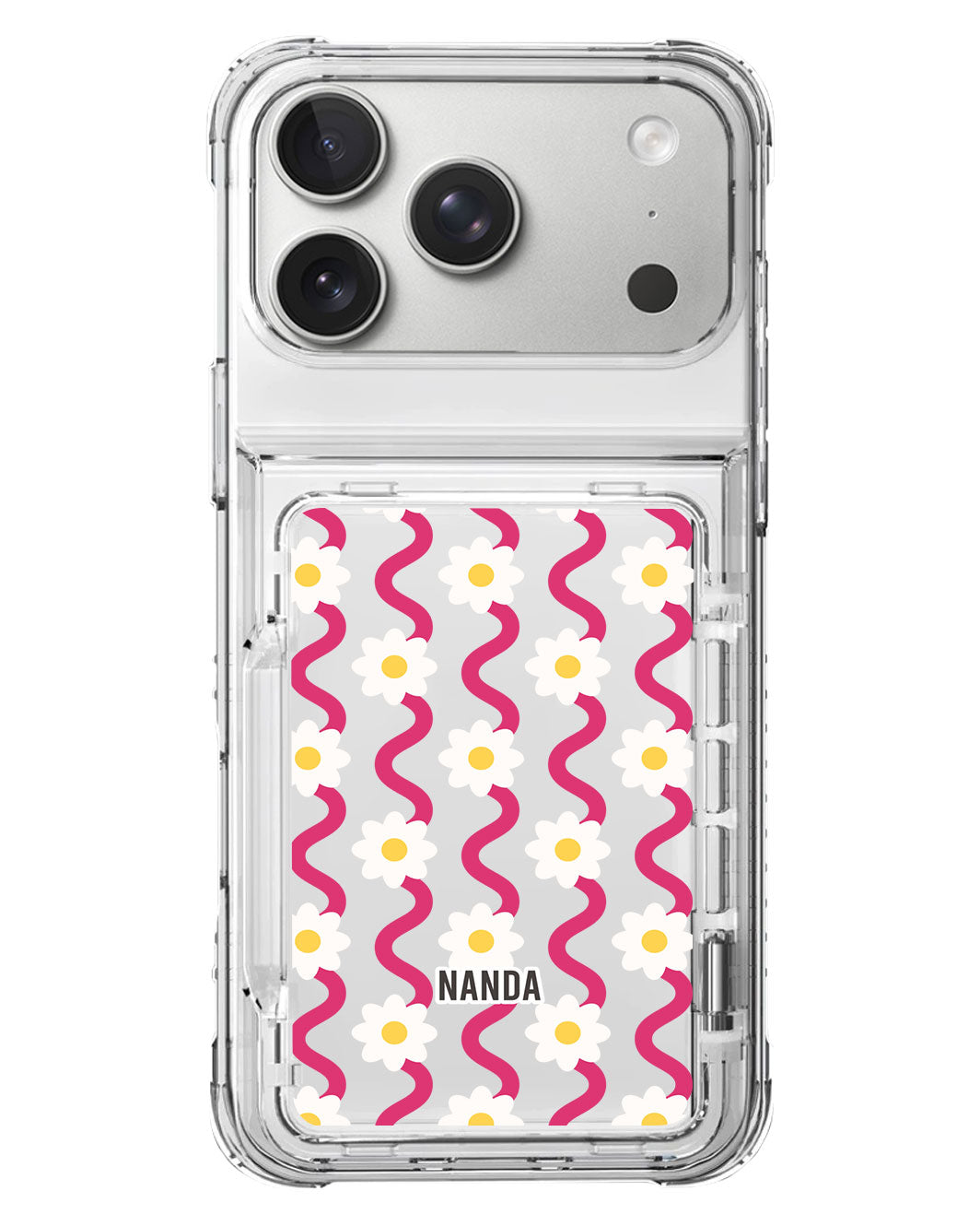 iPhone Crystal Wallet Standing Case - Daisy Disco