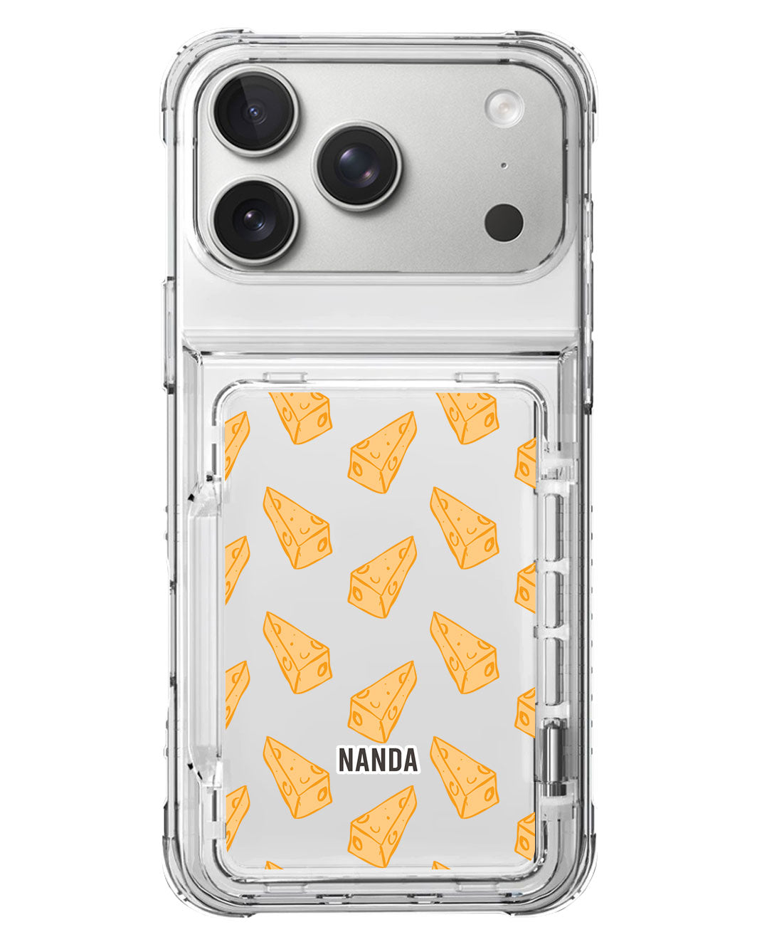 iPhone Crystal Wallet Standing Case - Extra Cheese