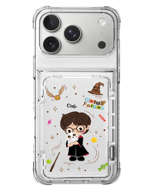 iPhone Crystal Wallet Standing Case - Harry & Hedwig