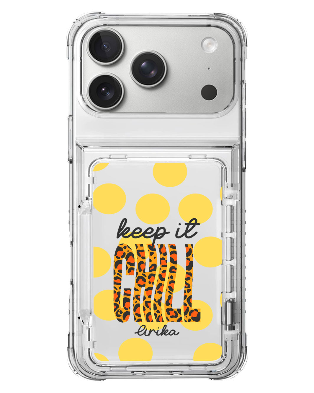 iPhone Crystal Wallet Standing Case - Keep It Chill