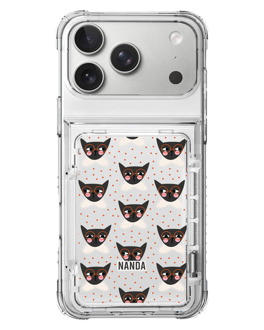 iPhone Crystal Wallet Standing Case - Little Friends