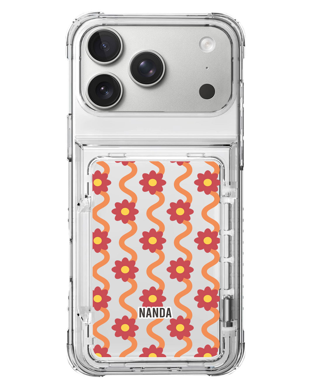 iPhone Crystal Wallet Standing Case - Marigold Melody