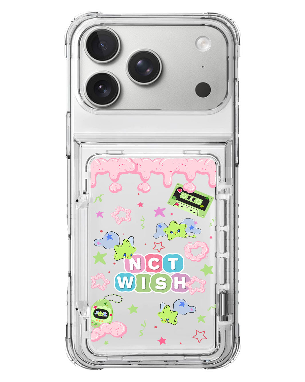 iPhone Crystal Wallet Standing Case - NCT Wish