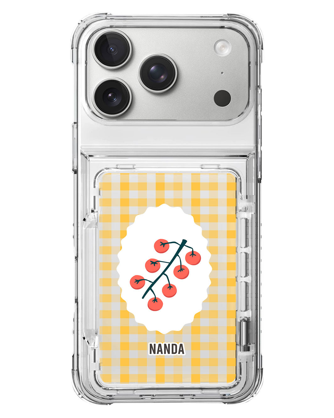 iPhone Crystal Wallet Standing Case - Picnic Day