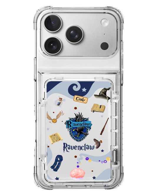 iPhone Crystal Wallet Standing Case - Ravenclaw