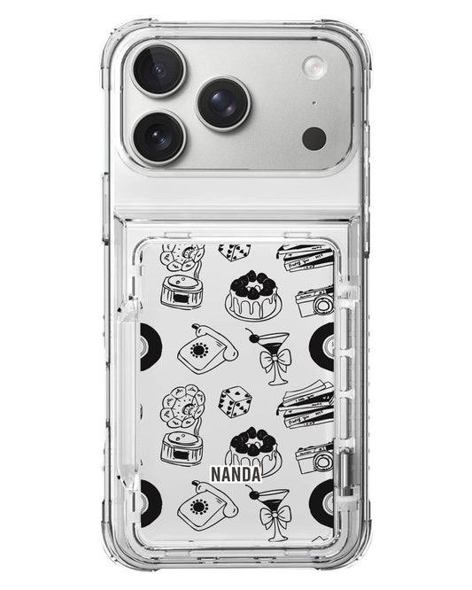 iPhone Crystal Wallet Standing Case - Sugar Rush