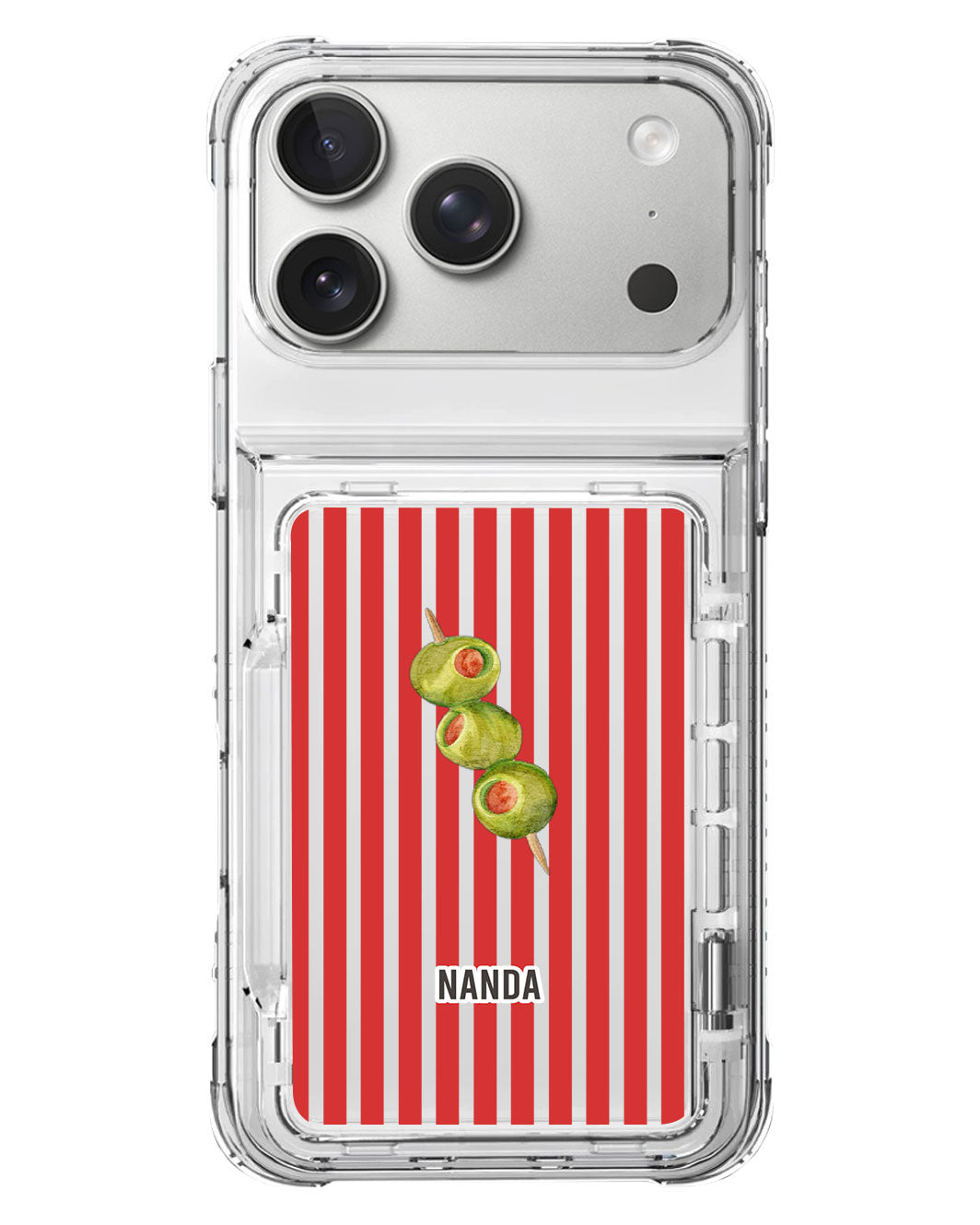 iPhone Crystal Wallet Standing Case - Summer Slice
