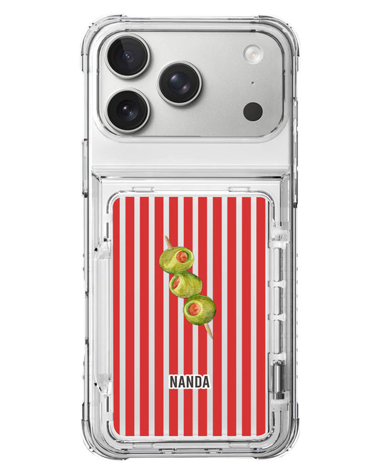 iPhone Crystal Wallet Standing Case - Summer Slice