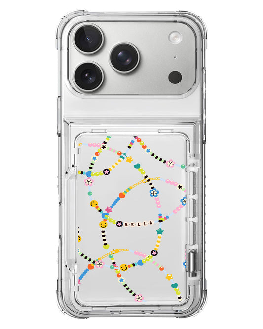iPhone Crystal Wallet Standing Case - Sweet Connections
