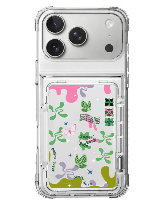 iPhone Crystal Wallet Standing Case - TXT 3