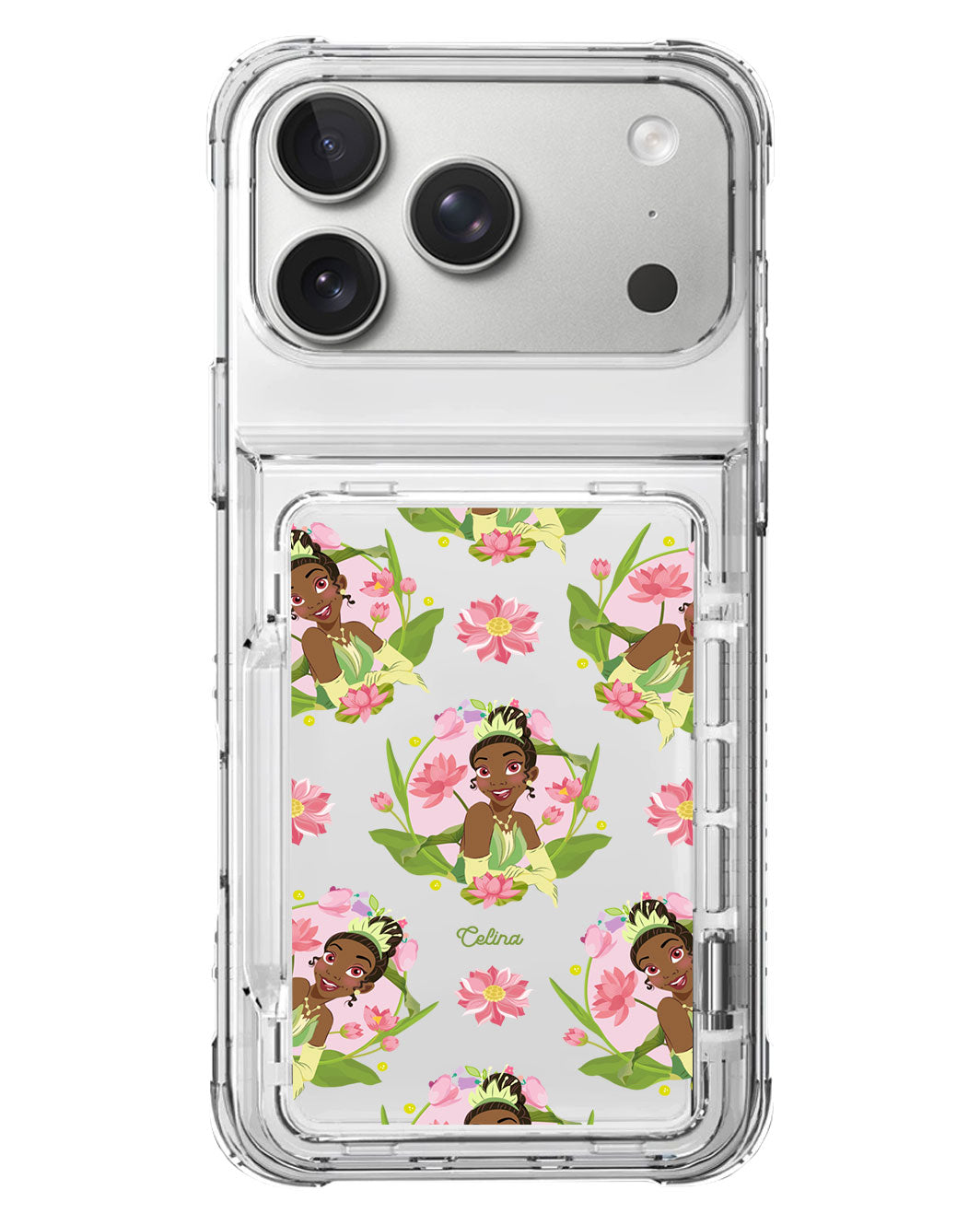iPhone Crystal Wallet Standing Case - Tiana