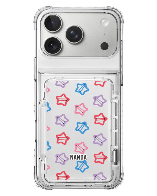 iPhone Crystal Wallet Standing Case - Twinkle Clips