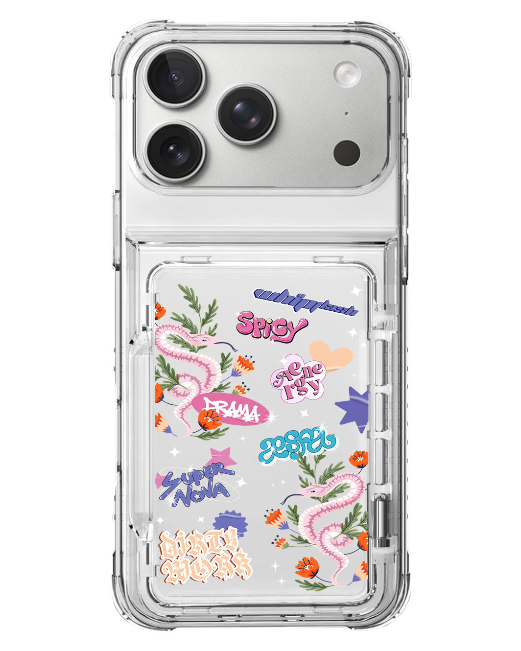 iPhone Crystal Wallet Standing Case - Aespa 2