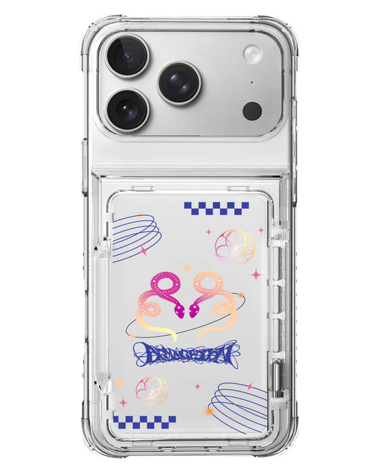iPhone Crystal Wallet Standing Case - Aespa 3
