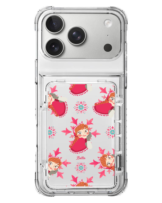 iPhone Crystal Wallet Standing Case - Anna