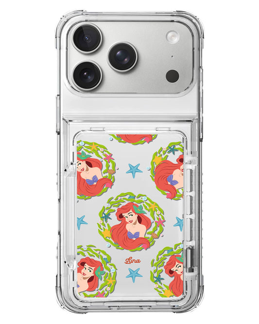 iPhone Crystal Wallet Standing Case - Ariel
