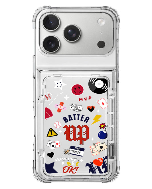 iPhone Crystal Wallet Standing Case - Babymon 1