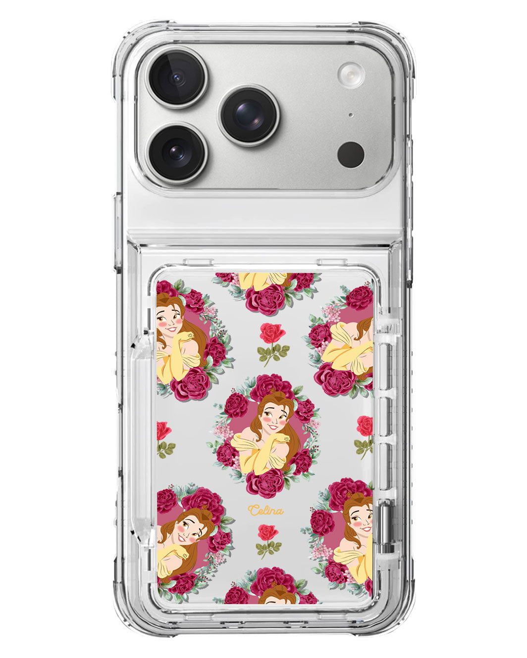iPhone Crystal Wallet Standing Case - Belle