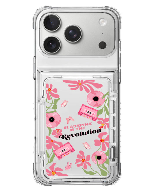 iPhone Crystal Wallet Standing Case - Blackpink 3