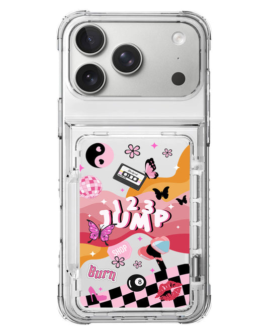 iPhone Crystal Wallet Standing Case - Blackpink 4