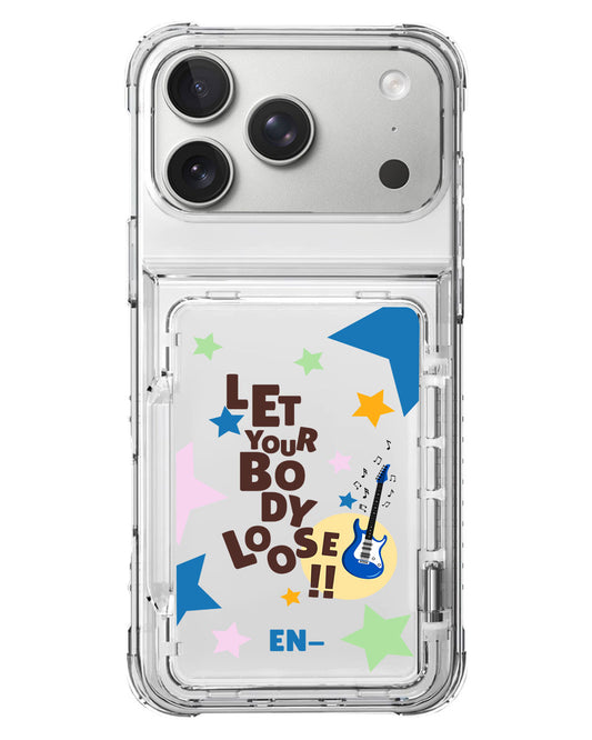 iPhone Crystal Wallet Standing Case - Enhypen 3