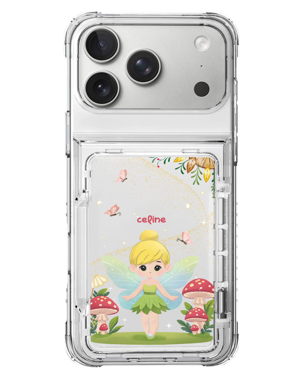 iPhone Crystal Wallet Standing Case - Fairy