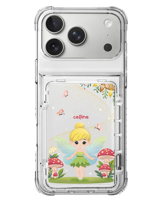 iPhone Crystal Wallet Standing Case - Fairy