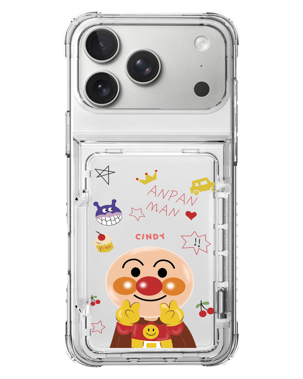 iPhone Crystal Wallet Standing Case - I'm Anpanman