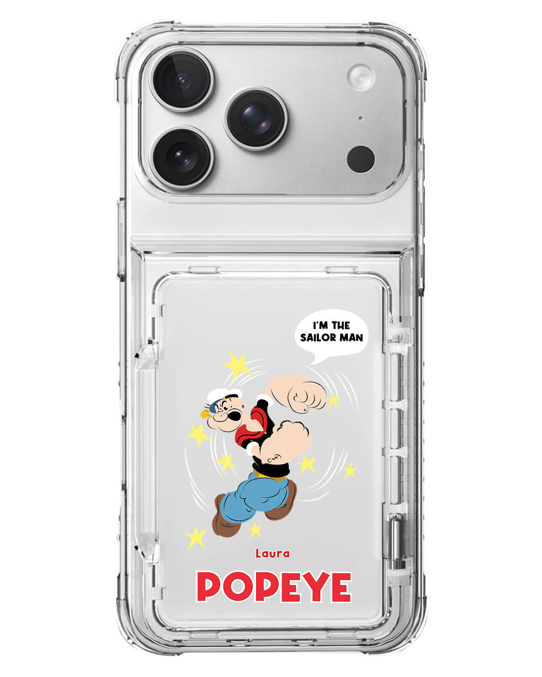 iPhone Crystal Wallet Standing Case - I'm The Sailor Man