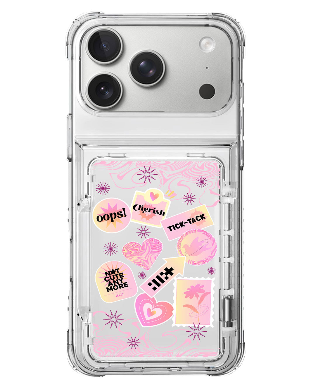 iPhone Crystal Wallet Standing Case - Illit