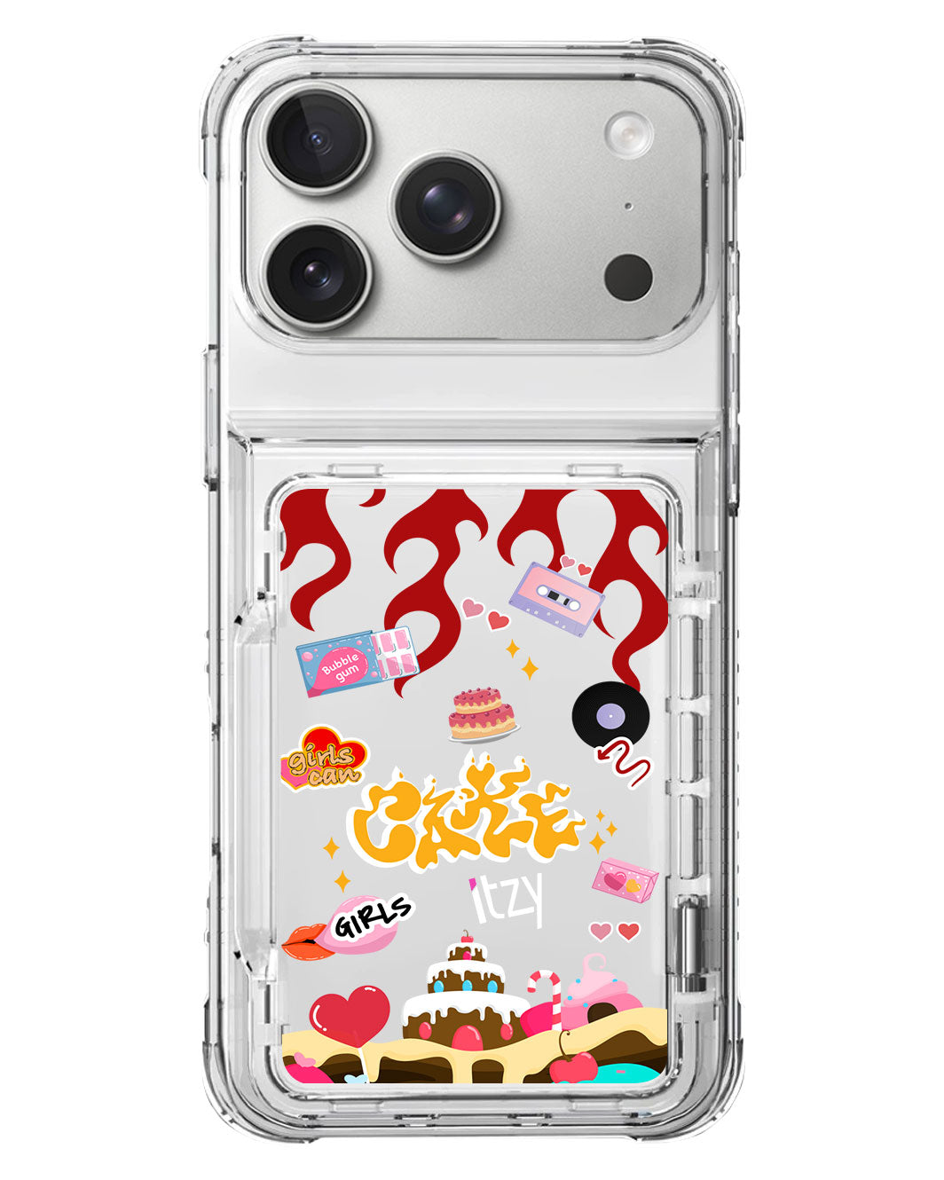 iPhone Crystal Wallet Standing Case - Itzy 3