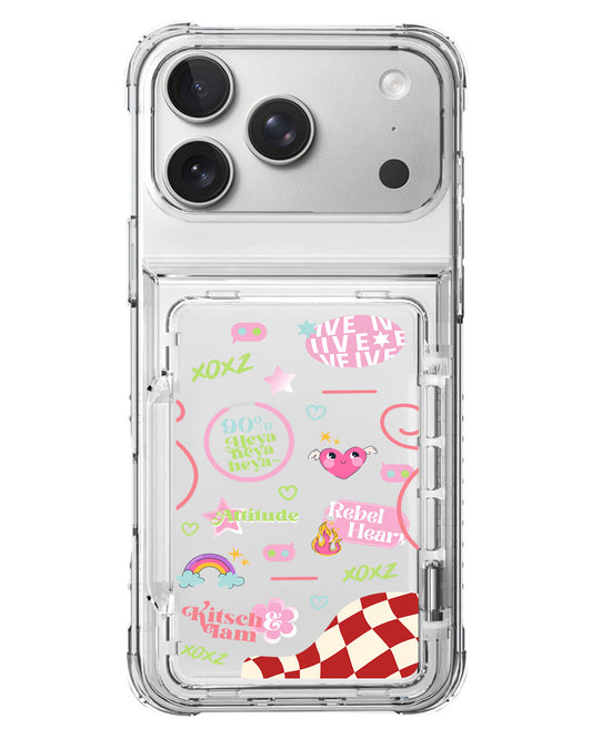 iPhone Crystal Wallet Standing Case - Ive 1
