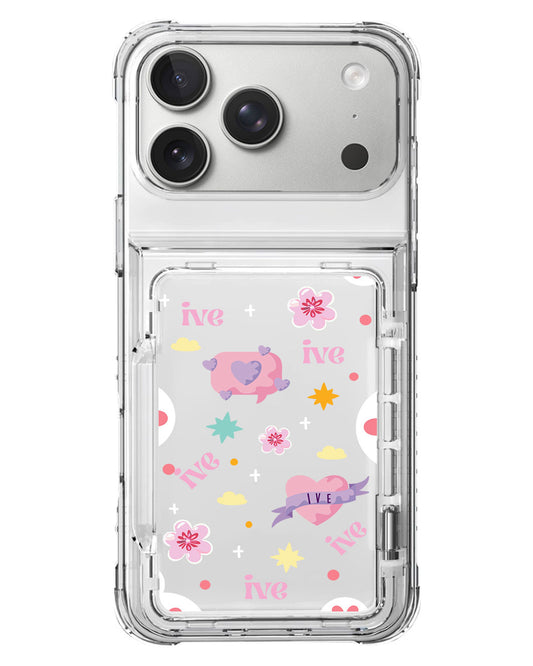 iPhone Crystal Wallet Standing Case - Ive 2